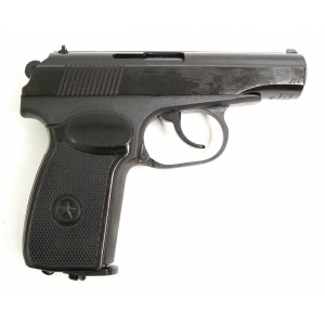 Пневматический пистолет Baikal MP-654K-32 (ПМ, черная рукоять)
