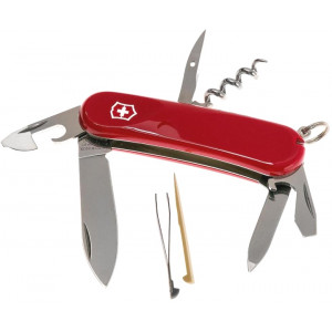 Нож перочинный Victorinox Evolution 10, 85 мм, 13 функций, рукоять пластик, красный