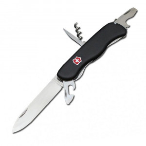Нож перочинный Victorinox Picknicker, 111 мм, 11 функций, рукоять нейлон, черный