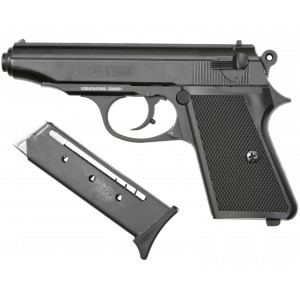Сигнальный пистолет PP-S KURS (Walther PP) кал. 5,5 мм под 10ТК, черный Сигнальный пистолет PP-S KURS (Walther PP) кал. 5,5 мм под 10ТК, черный