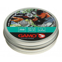 Пули Gamo Hunter 5,5 мм, 1 грамм, 250 штук Пули Gamo Hunter 5,5 мм, 1 грамм, 250 штук