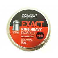 Пули JSB Diabolo Exact King Heavy MK II 6,35 мм, 2,2 грамм, 300 штук Пули JSB Diabolo Exact King Heavy MK II 6,35 мм, 2,2 грамм, 300 штук
