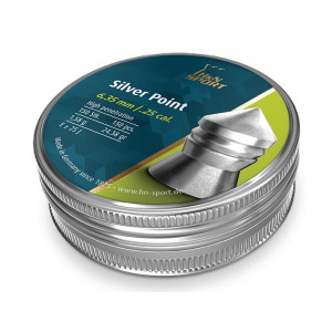 Пули H&N Silver Point 6,35 мм, 1,58 грамм, 150 штук Пули H&N Silver Point 6,35 мм, 1,58 грамм, 150 штук