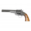 Пневматический револьвер ASG Schofield 6" Aging Black (пулевой)