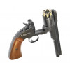 Пневматический револьвер ASG Schofield 6" Aging Black (пулевой)