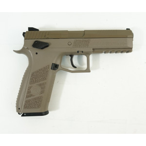 Пневматический пистолет ASG CZ P-09 FDE blowback (пулевой)